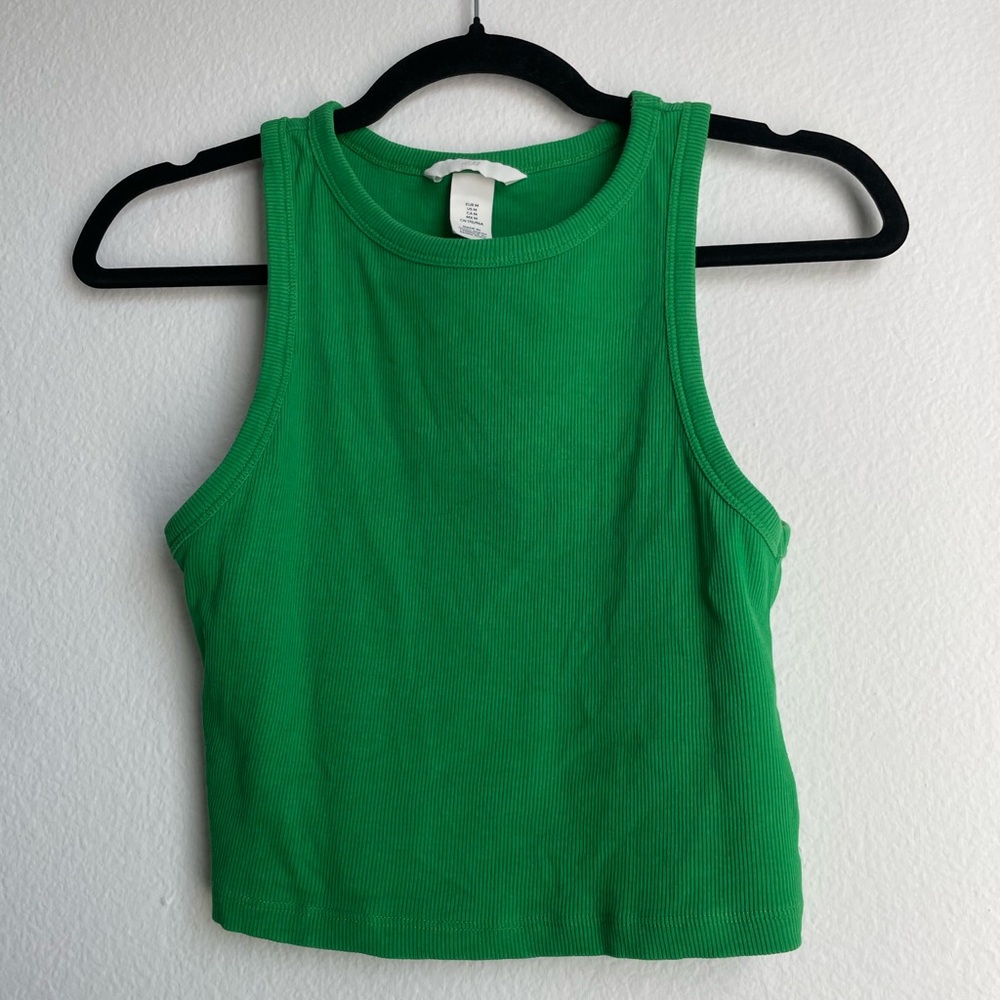 H&M Green Sleeveless Women's Top